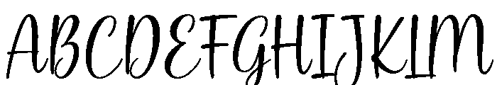 Senday Font UPPERCASE