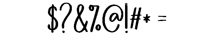 Sendirian Font OTHER CHARS