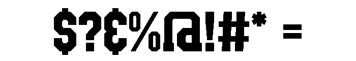 Senior Campus Font OTHER CHARS