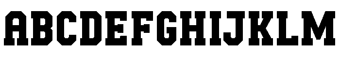 Senior Campus Font UPPERCASE