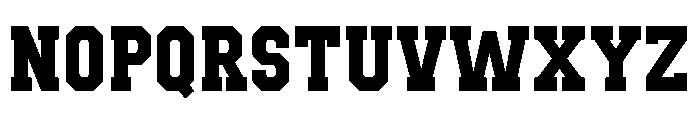 Senior Campus Font UPPERCASE