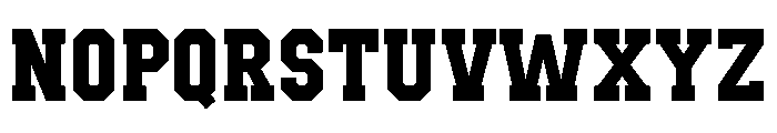 Senior Campus Font LOWERCASE