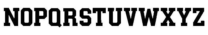 Senior Regular Font LOWERCASE