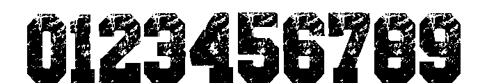 Senior Rough Regular Font OTHER CHARS