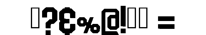 Senior School Regular Font OTHER CHARS