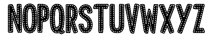 Senior Teacher Regular Font UPPERCASE
