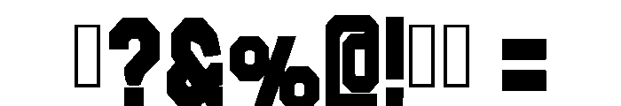 Senior Vintage Regular Font OTHER CHARS
