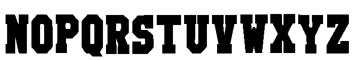 Senior Vintage Regular Font LOWERCASE