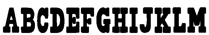 Senior Western Regular FONT
