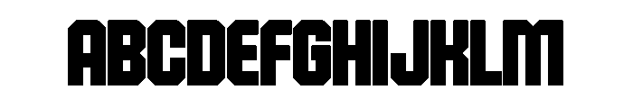 Seniors Regular Font UPPERCASE