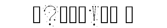 Senna Regular Font OTHER CHARS