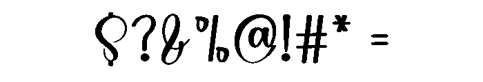 Sentimental Journal Font OTHER CHARS