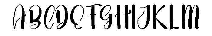 Sentimental Journal Font UPPERCASE