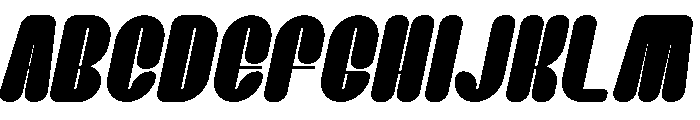 Seppro Italic Font UPPERCASE