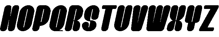Seppro Italic Font UPPERCASE