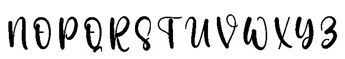 September Background Font UPPERCASE