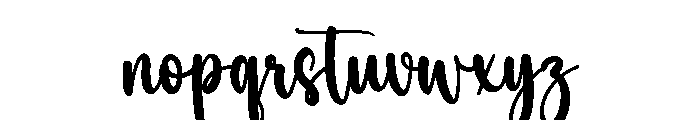 September Background Font LOWERCASE