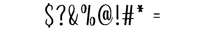 September Victorian Font OTHER CHARS