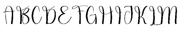 September Victorian Font UPPERCASE