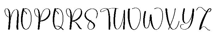 September Victorian Font UPPERCASE
