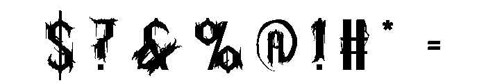 Sepulture Font OTHER CHARS