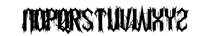Sepulture Font UPPERCASE