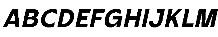 Seragil Bold Italic Font UPPERCASE