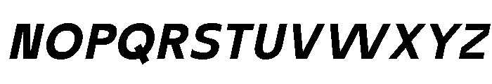 Seragil Bold Italic Font UPPERCASE