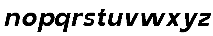 Seragil Bold Italic Font LOWERCASE