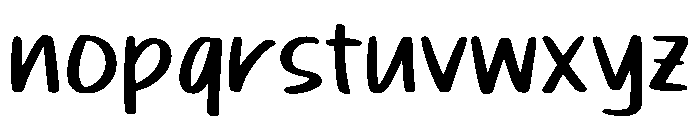 Serahkuai Regular Font LOWERCASE