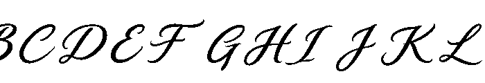 Seranity Nitara Font UPPERCASE