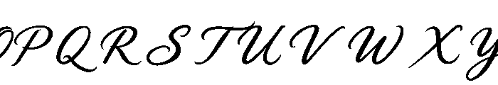Seranity Nitara Font UPPERCASE
