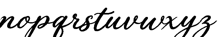 Seranity Nitara Font LOWERCASE