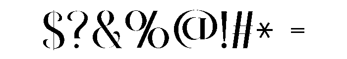 Seraph Font OTHER CHARS