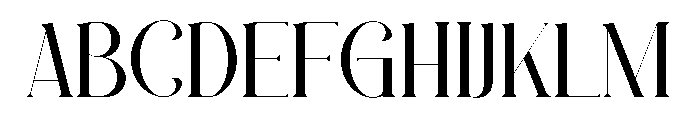 Seraph Font UPPERCASE