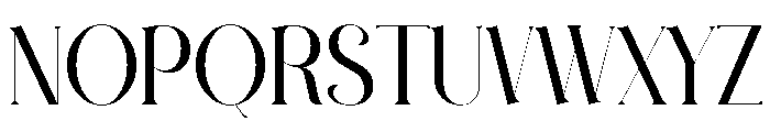 Seraph Font UPPERCASE