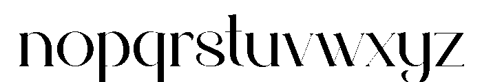 Seraph Font LOWERCASE