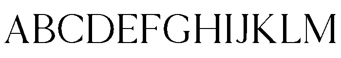 Seraphile Regular Font UPPERCASE