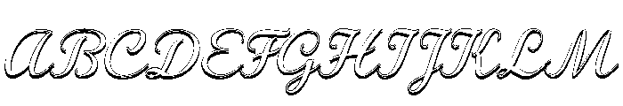 SeraphinaScript Font UPPERCASE