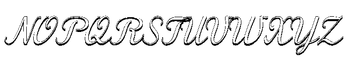 SeraphinaScript Font UPPERCASE