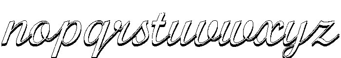 SeraphinaScript Font LOWERCASE