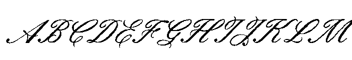 SeratoneVintageScript Font UPPERCASE