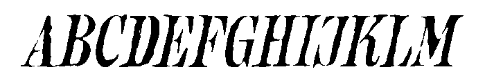 SeratoneVintageSerif-Italic Font UPPERCASE