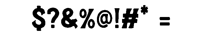 Serava Font OTHER CHARS