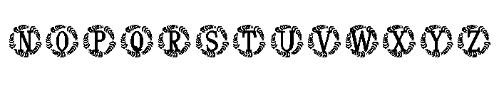 Seravine Monogram Font UPPERCASE