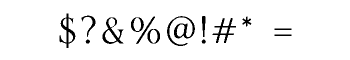 Seravique Font OTHER CHARS