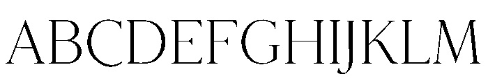 Seravique Font UPPERCASE