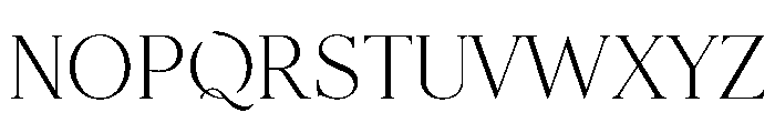 Seravique Font UPPERCASE