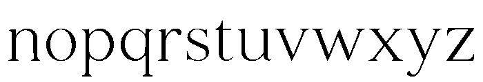 Seravique Font LOWERCASE