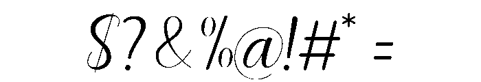 Serena Lewis Regular Font OTHER CHARS
